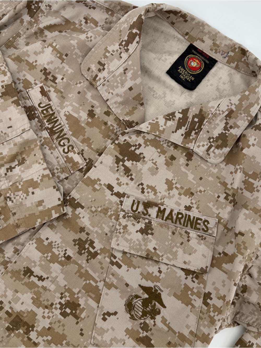 Genuine USMC Desert MARPAT Digital Camo Blouse Small Regular Utility Military